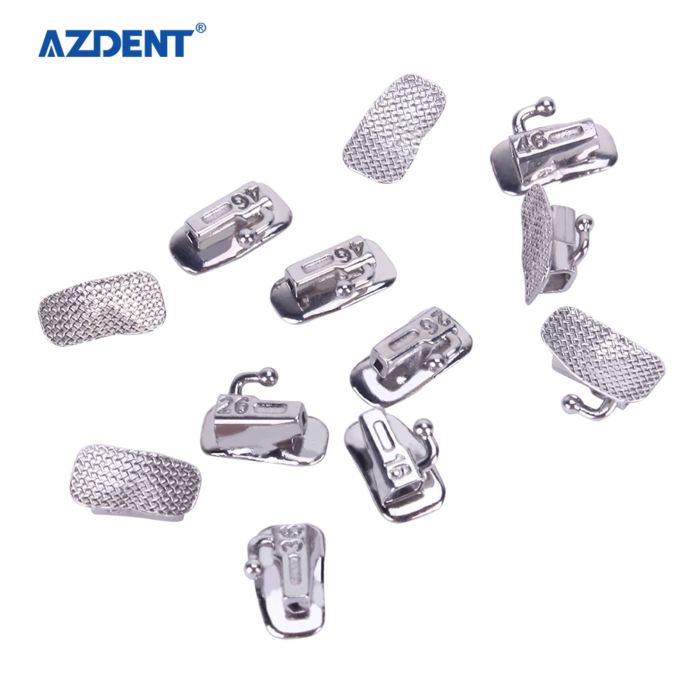 Azdent Dental1st Buccal Tube Non-Convertible Bonding Mola (split welding) Roth 0.022/0.018 80PCS/Box