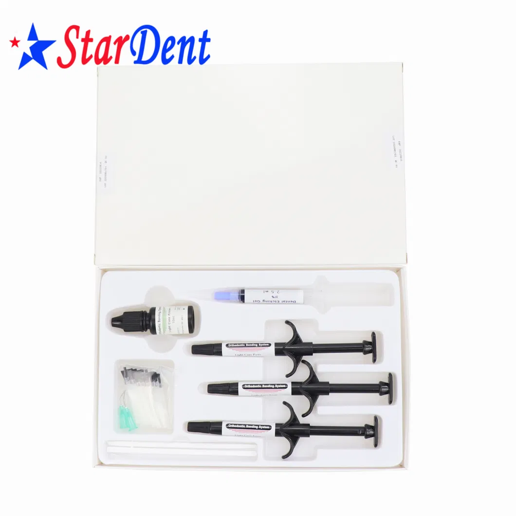 Dental Composite Resin Materials Light Cure Bonding System with 20PCS Bonding Brushes