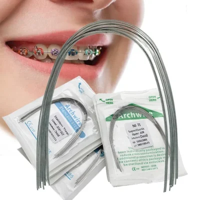 Dental Niti Stainless Steel Reserve Braces Orthodontic Bending Archwire