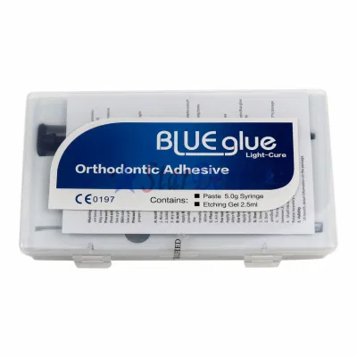 Dental Orthodontic Adhesive Light Cure Blue Glue Kit Bonding System