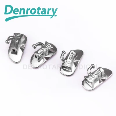 Denrotary Dental Orthodontic Consumable Sandblasting High Bonding Strength Monoblock Buccal Tube for Teeth